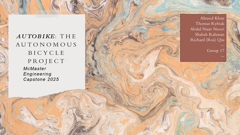 Thumbnail for Capstone_Video_Group_17_AutoBike - Computer &amp; Electrical Engineering
