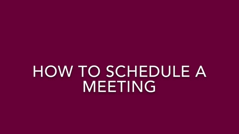 Thumbnail for entry Microsoft Teams: How To Schedule a Meeting