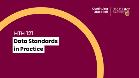 Thumbnail for Data Standards in Practice