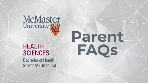 Thumbnail for entry BHSc (Hons) Program - Parent FAQs