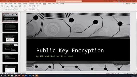 Thumbnail for entry Computer Security - Video Assignment 1 - Presentation and Demonstration