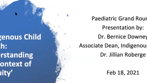 Thumbnail for Bridging The Gap (3/6): Indigenous Health Inequity | Feb. 2021