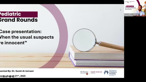 Thumbnail for Case presentation: When the usual suspects are innocent | Dr. Sarah Al-Jamaan | August 21, 2025