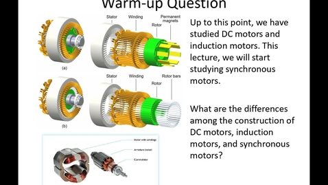 Thumbnail for 29_Introduction to Synchronous Motors_Part1