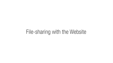 Thumbnail for entry 3.3 - File Sharing with the Website