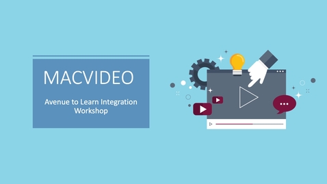 Thumbnail for entry MacVideo Workshop: Using MacVideo in Avenue to Learn