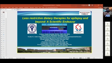 Thumbnail for Less Restrictive Dietary Therapies for Epilepsy and Beyond- A Scientific Endeavor, Dr. Sheffali Gulati, February 11 2022