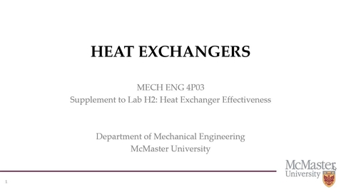 Thumbnail for entry Video Lecture_Lab H2-Heat Exchanger Effectiveness