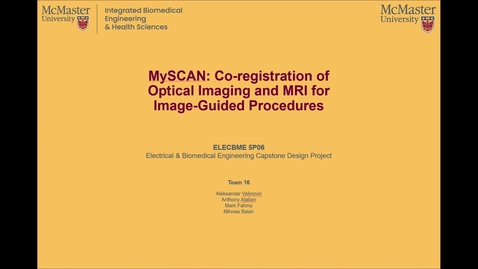 Thumbnail for MySCAN: Co-registration of Optical Imaging and MRI for Image-Guided Procedures - iBiomed