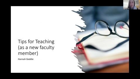 Thumbnail for entry Teaching on the Fly | Faculty Development | Hannah Geddie | Nov 9, 2021