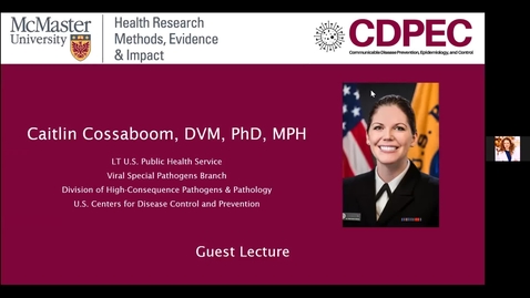 Thumbnail for Week 6. Guest lecture. Dr. Caitlin Cossaboom