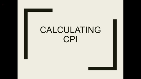 Thumbnail for 5 calculating cpi