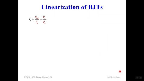 Thumbnail for V00_05_Linearization of BJTs_Part2