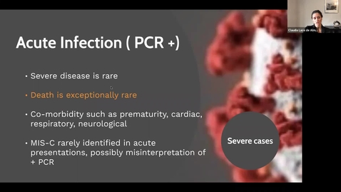 Thumbnail for Cardiac and Rheumatic Complications of Covid-19 | Michelle Batthish &amp; Claudia Lace de Almedia | Nov. 11, 2021