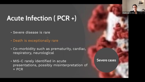 Thumbnail for entry Cardiac and Rheumatic Complications of Covid-19 | Michelle Batthish &amp; Claudia Lace de Almedia | Nov. 11, 2021