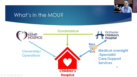 Thumbnail for Moving from Dreams to Reality: Filling the Gap Towards Providing Excellence in Pediatric Palliative Hospice and Respite Care for the Greater Hamilton Area| Bruce Squires &amp; Danielle Zucchet | July 7, 2022