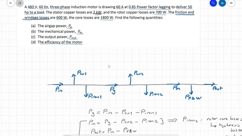 Thumbnail for entry 24_Tutorial_Induction Motor Equivalent Circuit Problems_Part3