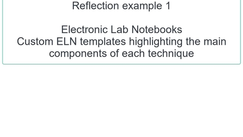 Thumbnail for BBS Module 2 instructor tips (reflection - lab worksheets and ELNs)