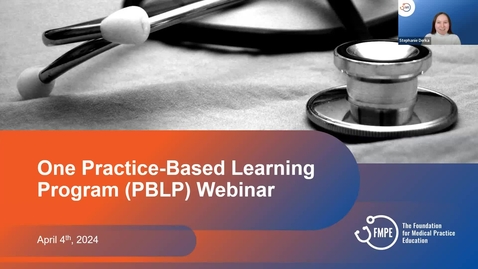Thumbnail for One PBLP Webinar - April 4th, 2024