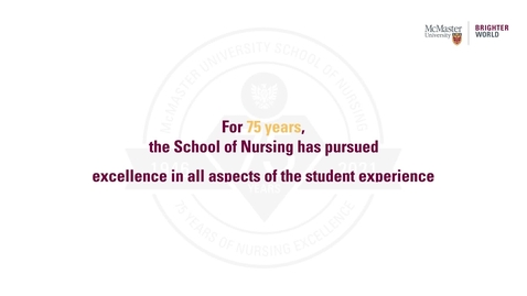 Thumbnail for McMaster University School of Nursing - 75th Anniversary