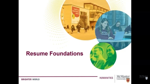 Thumbnail for Resume Foundations