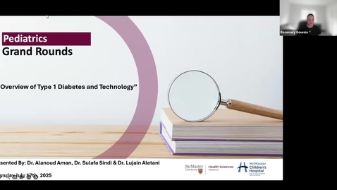 Thumbnail for Overview of Type 1 Diabetes and Technology | Dr. Alanoud Aman, Dr. Sulafah Sindi &amp; Dr. Lujain Aletani | July 17, 2025
