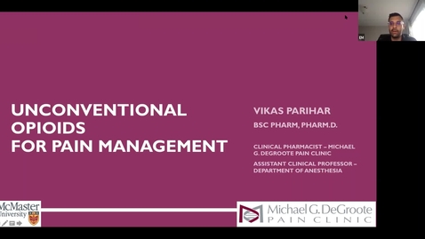 Thumbnail for entry March 25, 2021 Pain Rounds - Dr. Vikar Parihar
