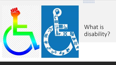 Thumbnail for entry What is Disability?