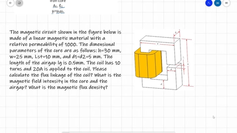 Thumbnail for entry 08_Tutorial_Magnetic Circuit Problem_Part2