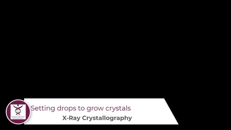 Thumbnail for entry Setting up protein crystal trays - sitting drop method