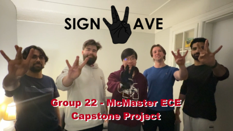 Thumbnail for SignWave - Electrical and Computer Engineering