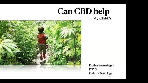 Thumbnail for Can CBD help my child? | August 13, 2020