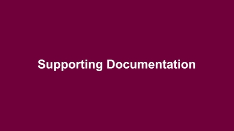 Thumbnail for Part B - Supporting Documentation