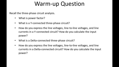 Thumbnail for 22_Equivalent Circuit of Induction Motors_Part1