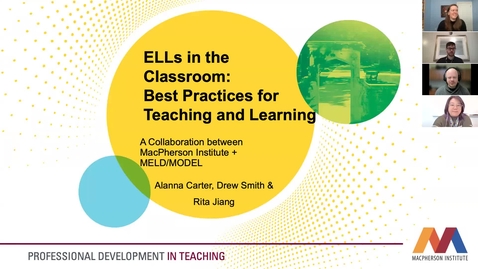 Thumbnail for ELLs in the Classroom: Best Practices for Teaching and Learning