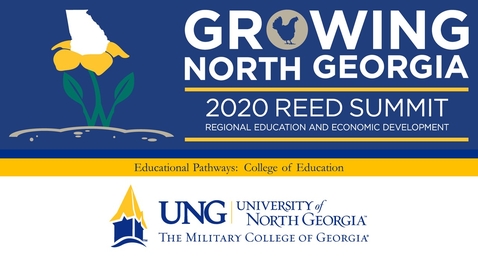 Thumbnail for entry 2020 REED Summit:  Educational Pathways Interview with Dr. Sheri Hardee,  Dean, College of Education, University of North Georgia
