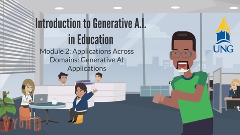 Thumbnail for Introduction to Generative A.I. in Education- Module 2: Applications Across Domains-Generative AI Applications
