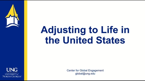 Thumbnail for entry Adjusting to Life in the United States