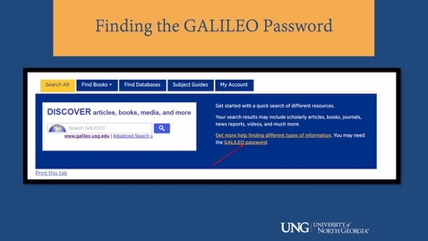 Thumbnail for Where's the Galileo Password?