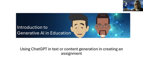 Thumbnail for Using ChatGPT in text or content generation in creating an assignment