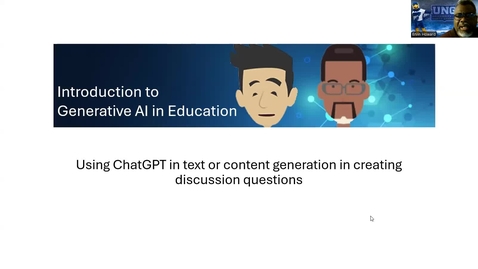 Thumbnail for Using ChatGPT in text or content generation in creating discussion questions