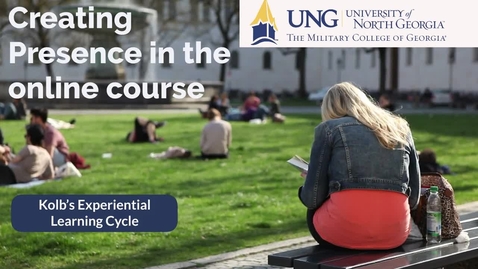 Thumbnail for Creating Presence in the Online Course: Module 2- Educational Experience