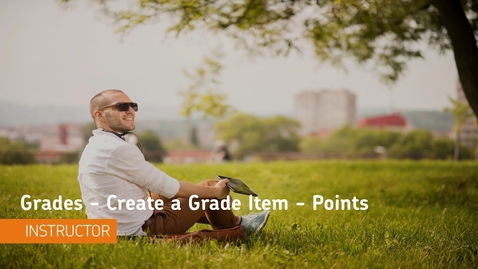 Thumbnail for Grades - Create a Grade Item