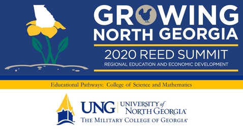 Thumbnail for 2020 REED Summit Educational Pathways:  Interview with Dr. John Leyba, College of Mathematics and Science and  Dr. Linda Purvis, Associate Professor of Biology,  University of North Georgia