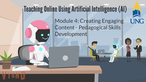 Thumbnail for Teaching Online Using Artificial Intelligence: Module 4- Creating Engaging Content- Pedagogical Skills Development (Part 3)
