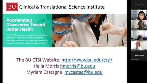 Thumbnail for Introduction to BU CTSI Services for Neurology