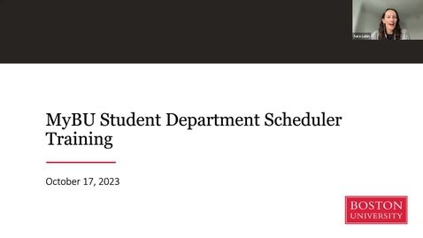 Thumbnail for MyBU Student Scheduling Training: Course Catalog (10.17.23)