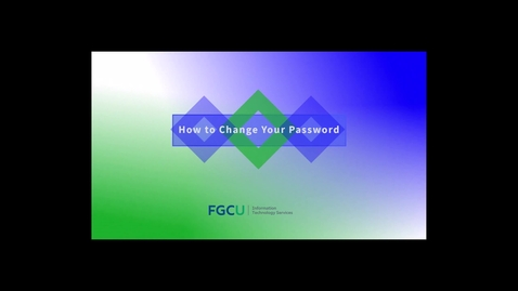 Thumbnail for How to Change Your Password