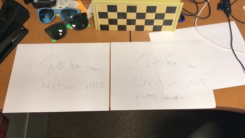 Thumbnail for HIPAA Compliant Fax Video