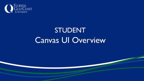 Thumbnail for entry Canvas UI Student Tutorial